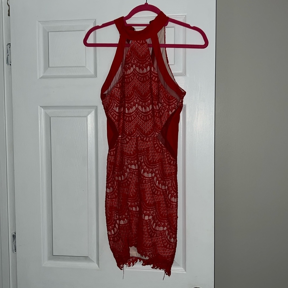 Red Lace Dress